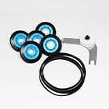 Dryer Repair Kit for Electrolux incl. 134793511 134719300 5304523155 5x 5304523155CM Ball Bearing Rollers with Shaft
