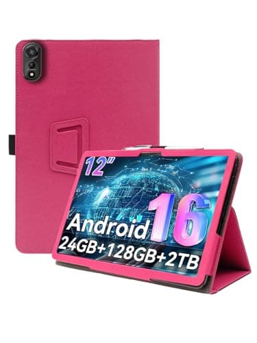 Compatible with Nexall N90 Skin-Feel Matte Tablet Case 12 Inch, Anti-Fingerprint Shockproof Slim Soft Touch Protective Cover,Magenta.