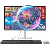 Lenovo IdeaCentre 24" Business All-in-One Desktop • Intel 8-Core Processor • 16GB RAM • 512B SSD • FHD IPS Anti-Glare Display • Windows 11