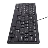 Wisoqu Minority Language Keyboard, Wired USB Keyboard with Advanced Etching and 12 Multimedia Shortcut Keys, Water Proof Outside, Slip Proof Base (French)