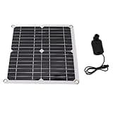 Omquot DC12V 22W Efficient Monocrystalline Solar Water Pump Kit for Flower Irrigation, Durable ABS Material
