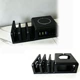 Multi Device Charging Station Replacement for Alpha Wireless Phone Charger Stand Desktop Power Dock Organizer