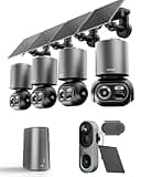 BOTSLAB Solar Doorbell Camera + 4K Security Cameras Wireless Outdoor 4 Cam Kit