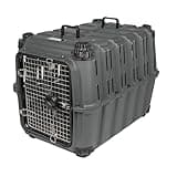 Mammoth Guardian Dog Kennel 36" Heavy Duty Travel & Outdoor Crate for Puppies, Small, Medium & Large Dogs, Secure 3 Bolt Lock, Adventure Ready for Hunting, Camping & Offroad – Gunmetal Gray