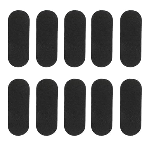 10pcs Black Activated Carbon Filter for Air Purification, Ceiling Fan Filters with Easy Stick