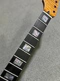 Reverse head Ebony Fretboard inlay 22 fret Roasted Maple electric guitar neck