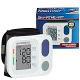 SmartHeart Blood Pressure Monitor | Adult Wrist Cuff | 2-Person Memory | 398 Total Reading Storage | Easy to Use | Automatic Inflation and Deflation
