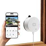 AKINGUAR 3MP 2K Window Camera, Window Camera for Home Security, 2.4GHz & 5GHz WiFi, Full Color Night Vision, Person & Vehicle Detection, Anti-Glare, Anti-Reflection, No-Drilling, 1 Pack