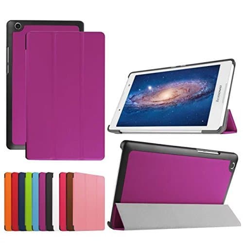 Xindayi Replacement for Tab2 A8/ Tab3 8 Case Lenovo-Ultra Lightweight Slim-Shell Stand Cover Case for Lenovo Tab 2 A8 2015 Release/Lenovo Tab 3 TB3-850F 2016 Release 8-Inch Tablet Only, (Purple)
