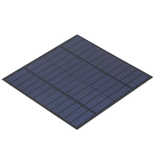 Yctze 3W 12V Polycrystalline Silicon Solar Panel, High Efficiency Solar Panel, Excellent Low Light Effect with Encapsulation, Ideal for Toys Lawn Lights