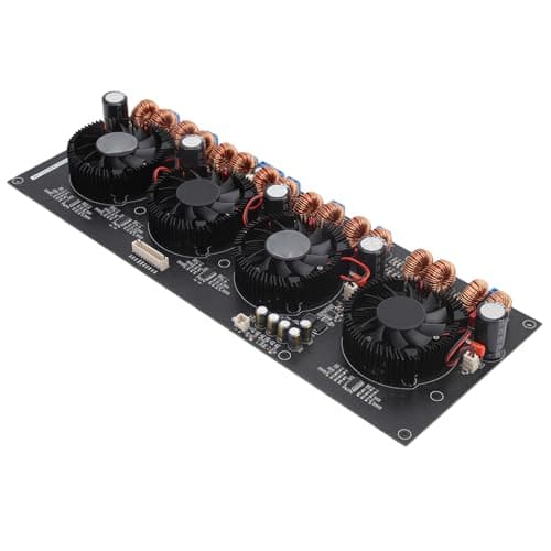 Digital Power Amplifier Board, High Power Class D 8‑Channel Electronic Ingredient TPA3255, Strong Filters Capacitors & Inductance for Audio