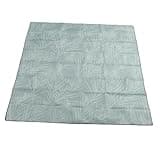 FTVOGUE Baby Splat Mat, Wipeable Non Slip Under High Chair Mat, Cushioned Spill 51.2 Inches for Infants and Toddlers