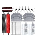 Compatible with Roborock S8 S8 Pro Ultra S8+ Robot Vacuum Cleaner Mop Choth Vacuum Bags Accessories Side Brush Filter Replaceable Spare Parts(24PCS)