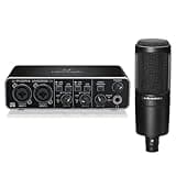 Behringer U-PHORIA UMC202HD USB Audio Interface, Bundle with -Technica AT2020 Cardioid Condenser Microphone