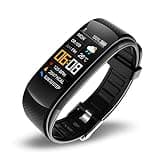 Heartcalm Wrist Monitor Smart Fitness Tracker Watch for Women Men, IP67 Waterproof Activity Tracker with Step Counter, Sleep Monitor, Smart Notifications, Sports Modes, Digital Wristband