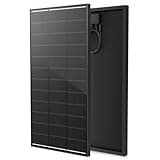 300 Watt Solar Panel, Upgraded 18BB Solar Cells 24.6% High Efficiency Monocrystalline 12V/24V PV Module for Home Rooftop RV Camper Marine Boat Off Grid System All Black