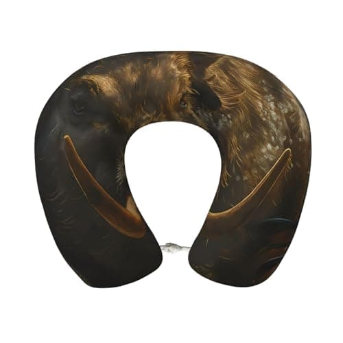 Wild Boar in Jungle Travel Pillow Memory Foam U Shaped Neck Pillows Super Lightweight Portable Headrest