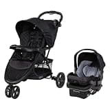 Baby Trend EZ Ride DLX Stroller Travel System (with EZ-Lift Plus Infant Car Seat), Dash Midnight
