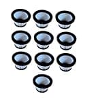 10 Replacement Filters, Compatible For Midrive PV01, Car Vacuum Cleaner Filter Accessories