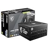 MSI MAG A750GL PCIE5, Fully Modular Compact Gaming 750W Power Supply, 80+ Gold, ATX 3.1 & PCIe 5.1 Ready, Native Dual-Color 12V-2x6 Cable, 10 Year Warranty