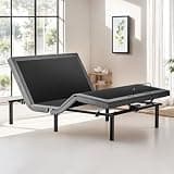 Sweetcrispy Twin XL Adjustable Bed Frame, Ergonomic Electric Base with Wireless Remote and 2 USB Ports, Head and Foot Incline, Zero Gravity, Anti-Snore, Easy Assembly