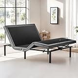 Sweetcrispy Twin XL Adjustable Bed Frame, Ergonomic Electric Base with Wireless Remote and 2 USB Ports, Head and Foot Incline, Zero Gravity, Anti-Snore, Easy Assembly