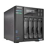 Asustor Lockerstor 4 Gen2 - AS6704T | 4-Bay NAS, Quad-Core 2.0GHz Processor, 4 M.2 NVMe Slots (PCIe 3.0), Dual 2.5GbE, Expandable to 10GbE, 4GB DDR4 RAM, (No Drive)