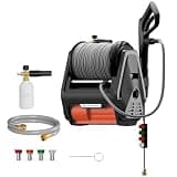 Giraffe Tools Pressure Washer Pro, Wall Mounted, Max 2900PSI, 100FT Hoses