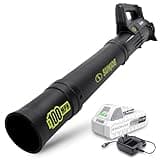Sun Joe Cordless Jet Blower, Compact Turbine, Battery & Charger, 24V - Portable and Lightweight Battery-Powered Electric Equipment for Yard Care, IONMAX 24V-TB-LTE