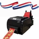 Digital Ribbon Printer for Satin Ribbons, Label & Foil Printing Machine, Ideal for Floral Bouquets, Gifts, Crafts & Wedding Bows, Supports 50+ Languages, 108mm Width