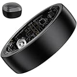S SECRETTOP Smart Ring for Men Women, Fitness Tracker Ring with Heart Rate, SpO2, Sleep Monitoring, Step Tracker, IP68 Waterproof for iOS and Android (Black 12)