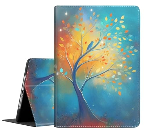 Case for ipad 10th Generation 10.9 inch 2022, for iPad 10th,Multi-Angle Stand Smart Protective Cover, Shockproof Case Auto Sleep/Wake,Tree of Life