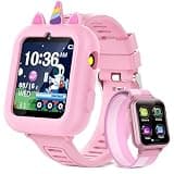Smart Watch for Kids Girls Gift Age 3-12 with 39 Games Camera Video Pink
