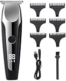 DAXXIN Hair Cutting Tool, Hair Clipper Beard Trimmer Kit for Men Cordless Hair Mustache Trimmer Hair Cutting Groomer Kit Precision Trimmer Waterproof USB