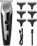 DAXXIN Hair Cutting Tool, Hair Clipper Beard Trimmer Kit for Men Cordless Hair Mustache Trimmer Hair Cutting Groomer Kit Precision Trimmer Waterproof USB