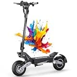 T10 Electric Scooter for Adults, 48V 18AH Battery Up to 46 Miles Long Range & Powerful Motor, 31 MPH Max Speed, 11 Inch All-Terrain Tires Folding Commuter E Scooter with Dual Suspension & LCD Display