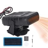 Single Solar Panel Heater, Solar Powered Heater, 30W Portable Solars Heaters with Battery Compartment Winter Warm,Power Kit for Coop Pet House Outdoor
