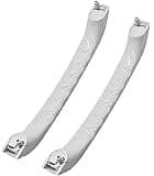 WB15X335 2 Pack White Microwave Door Handle Replacement for GE Hotpoint RCA AP2021148 PS232260