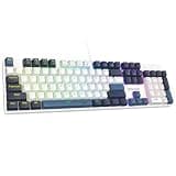 Redragon Mechanical Gaming Keyboard Wired, 11 Programmable Backlit Modes, Hot-Swappable Red Switch, Anti-Ghosting, Double-Shot PBT Keycaps, Light Up Keyboard for PC Mac, Blue