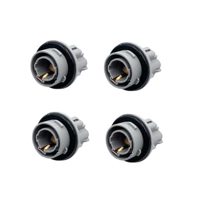 4 Pcs 90075-99106 Turn Signal Socket Holder, Light Lamp Bulb Plug Replacement Compatible with Toyota Avalon Corolla Echo Highlander Land Cruiser Sienna Solara Matrix Replaces 9007599106
