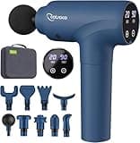 cotsoco Massage Gun Deep Tissue, Fathers Day Dad Gifts, Muscle Massage Gun with 9 Attachment Heads 20 Speeds & Silent Brushless Motor for Pain Relief, Handheld Percussion Back Massager Gun