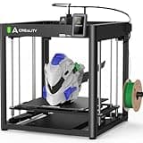 Creality Ender 5 Max 3D Printer 400×400×400mm Large Build Volume, 700mm/s Fast Printing Speed, 64-Point Auto Leveling, All-Metal Frame & Dual Gear Extruder, Multi-Printer Control Over WLAN