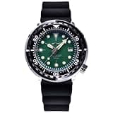 LURCAN Heimdallr Series Luxurious Men's Automatic Diver Dress Watch NH35A Movement 200m Waterproof Mechanical Wristwatch with Sapphire Crystal and C3 Super Luminous (Green, Rubber)