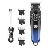 DAXXIN Hair Clippers, Electric Clippers Man Professional 0mm Barber Rechargeable Haircut Machine Cordless Hair Trimmer(OneColor)