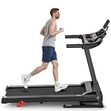 2.5HP Folding Treadmill for Home, Treadmill 300 lbs Capacity, Manual Incline Treadmill, Bluetooth Connectivity, Device Holder,71 Programs
