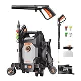 AIVOLT Pressure Washer with 2 x Spray Gun, 4 Nozzles, Foam Cannon