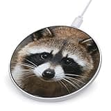 Raccoon Face Wireless Charger Magnetic Phone Induction Charger 10w Fast Wireless Charging Station Compatible with iPhone 17 16 15 14 13 12 Pro Max Samsung Galaxy S25 S24 S23