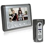 ONMYJFD Doorbell 7 Inch Color LCD Night Vision Video Door Phone Bell Intercom System with Camera Kit