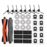 VEWHVBYDK Main Side Brushes Mop Cloths HEPA Filters Dust Bags Accessories,Compatible with Dreame X40 Ultra / X40 Pro / L40 Ultra Robot Vacuum Spare Parts(35PCS)