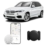GPS Tracker for Vehicles, 1PCS Portable Car GPS Tracker, Real Time Magnetic GPS Tracking Device,Full Global Coverage Location Tracker for Kids,Dogs,Trucks/Person,No Subscription Required, Black
